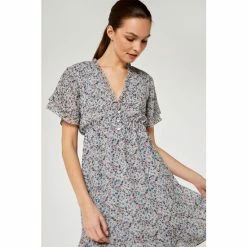 Apricot Blue Cottage Floral Angel Sleeve Dress -Apricot Shop unnamed file 403