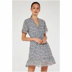 Apricot Blue Cottage Floral Angel Sleeve Dress -Apricot Shop unnamed file 406