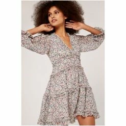 Apricot Cream Floral Ruffle Tiered Dress -Apricot Shop unnamed file 417