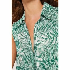 Apricot Green Sketchy Leaf High Low Dress -Apricot Shop unnamed file 484