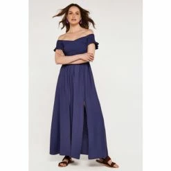 Apricot Blue Cross Over Slit Maxi Dress -Apricot Shop unnamed file 504