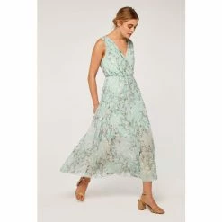 Apricot Blue Botanical Grecian Pleat Maxi Dress -Apricot Shop unnamed file 543