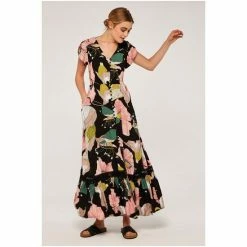 Apricot Black Multi Pond Button Down Maxi Dress -Apricot Shop unnamed file 609