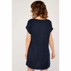 Apricot Blue Tencel Zip Front Turn Up Dress -Apricot Shop unnamed file 612
