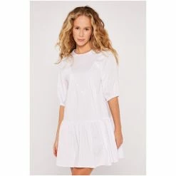 Apricot Blue Cotton Poplin Tiered Dress -Apricot Shop unnamed file 656