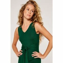 Apricot Emerald Green Bodycon Knit Dress -Apricot Shop unnamed file 691