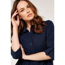 Apricot Blue Tiered Shirt Dress -Apricot Shop unnamed file 697