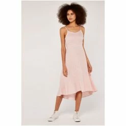 Apricot Light Pink Flounce Midi Dress -Apricot Shop unnamed file 712