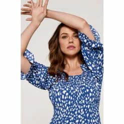 Apricot Blue Milkmaid Dress -Apricot Shop unnamed file 715