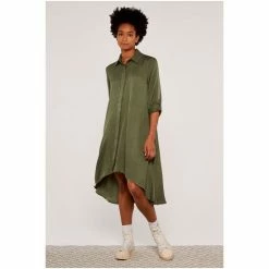Apricot Blue Oversized Twill Shirt Dress -Apricot Shop unnamed file 755