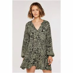 Apricot Green Animal Oversized Tier Dress -Apricot Shop unnamed file 940